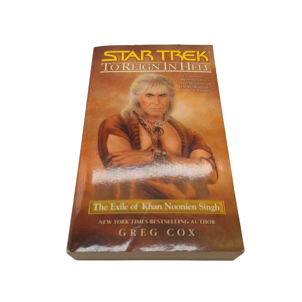 Star Trek To Reign In Hell The Exile of Khan Noonien Singh Greg Cox Paperback